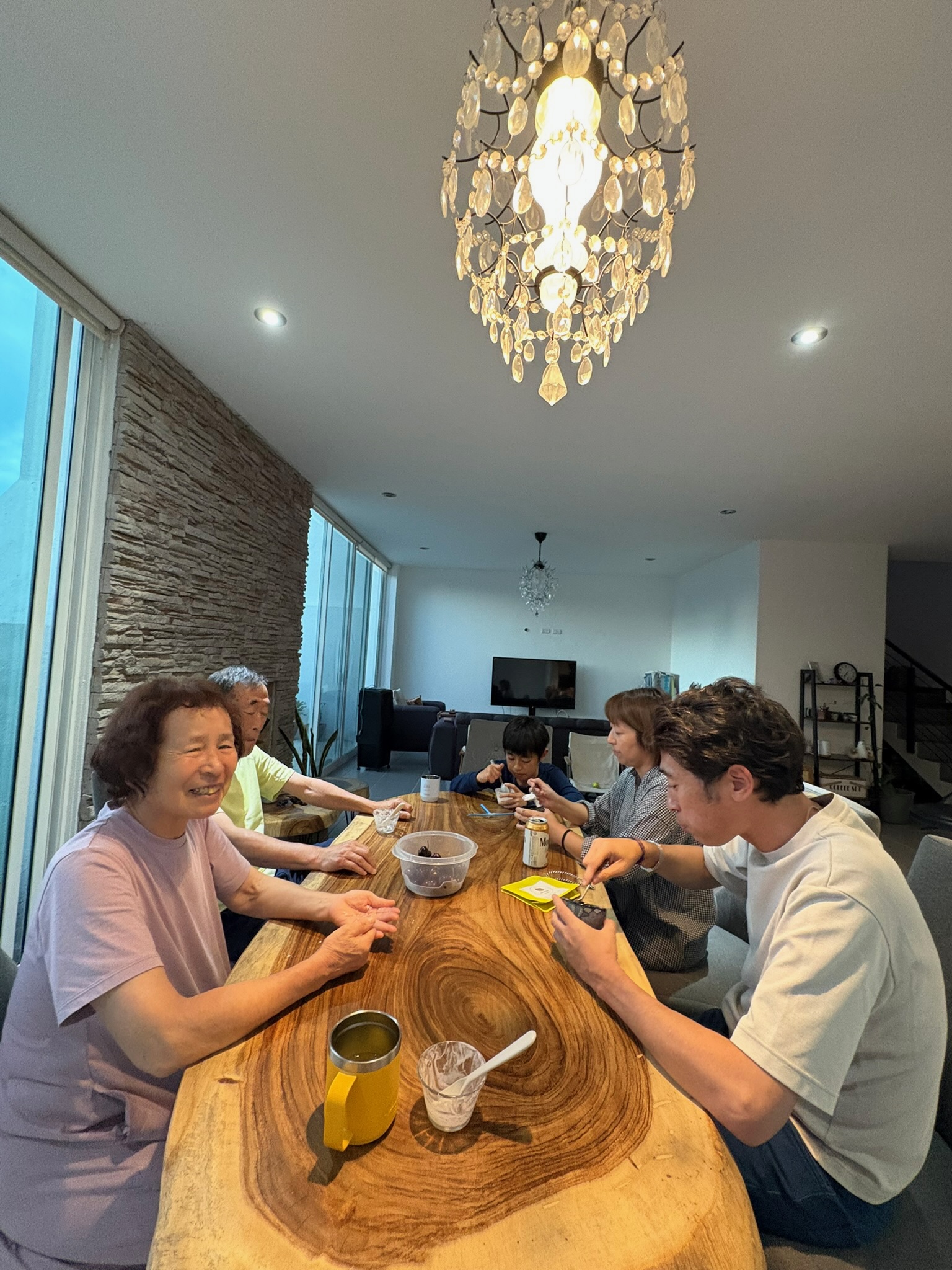 家族でテイスティング